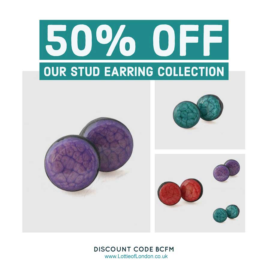 50% Off Stud Earring Sets