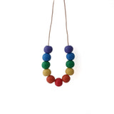Rainbow Statement Bead Necklace