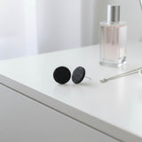 Black Stud Earrings | Minimalist Clay Jewellery