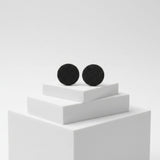Black Stud Earrings | Minimalist Clay Jewellery