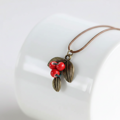 Boho Berry Bead Necklace | Bohemian Ceramic Jewellery