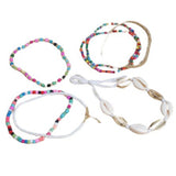 Tropical Boho Seashell Bracelet – Colourful Summer Stacking Jewellery