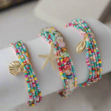 Turquoise Boho Bracelet – Colourful Stacking Jewellery