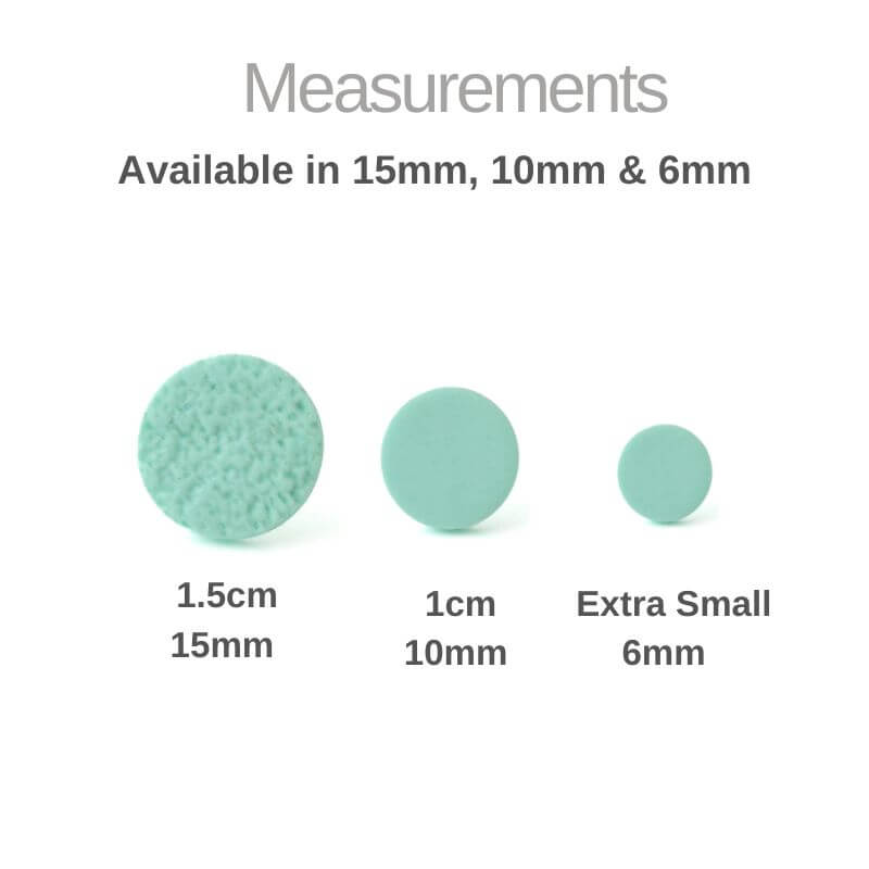 Mint Green Stud Earrings for Women | Minimalist Clay Jewellery