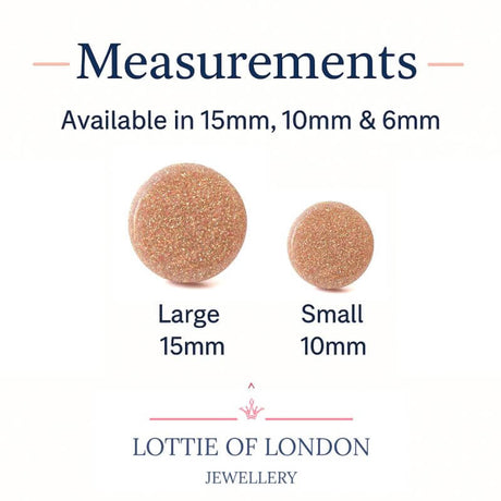 Pink Glitter Stud Earrings – Sparkle Studs for Evening and Occasion Wear