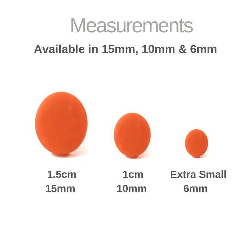 Orange Stud Earrings for Women | Minimalist Studs