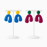 Colour Pop Abstract Drop Earrings | Statement Jewellery