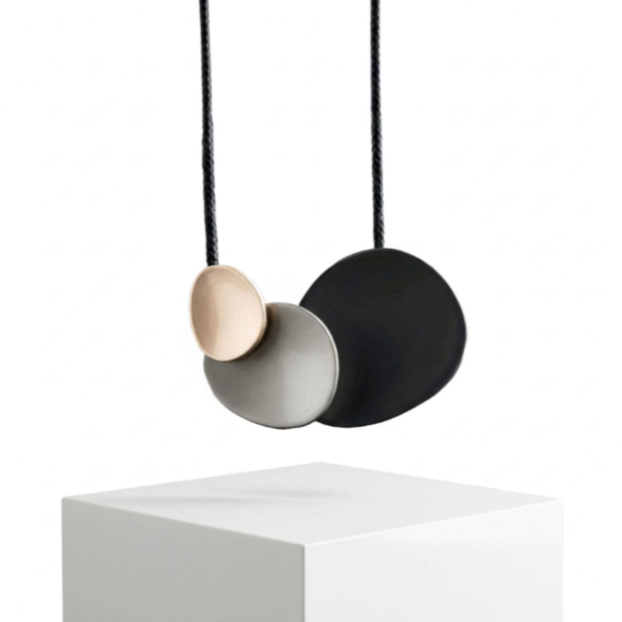 abstract pendant necklace, statement jewellery at Lotte of London