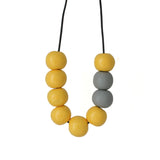 Yellow Bead Necklace for Women