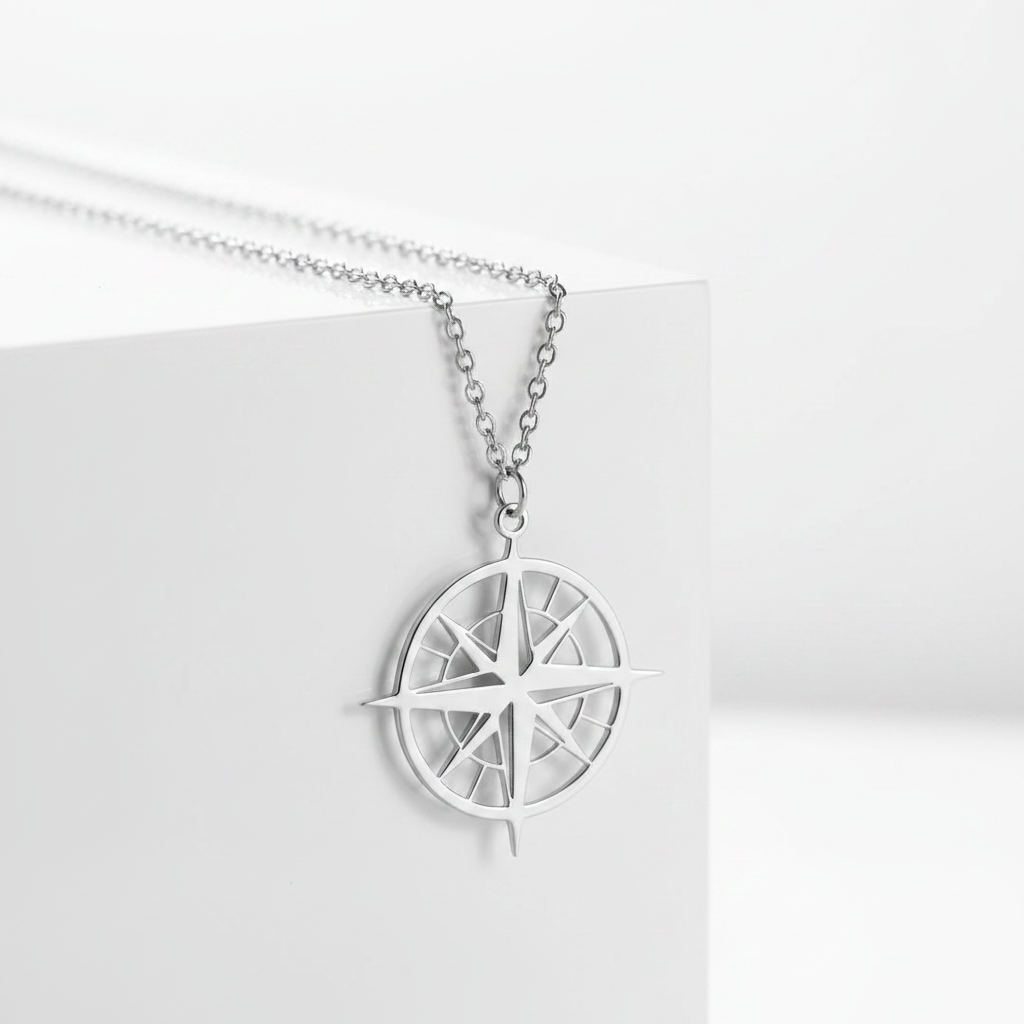 Compass Pendant Necklace