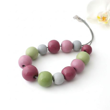 Colourful Chunky Statement Necklace – Unique Handmade Jewellery - Lottie Of London Jewellery