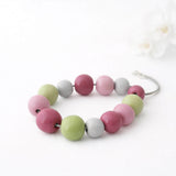 Colourful Chunky Statement Necklace – Unique Handmade Jewellery - Lottie Of London Jewellery