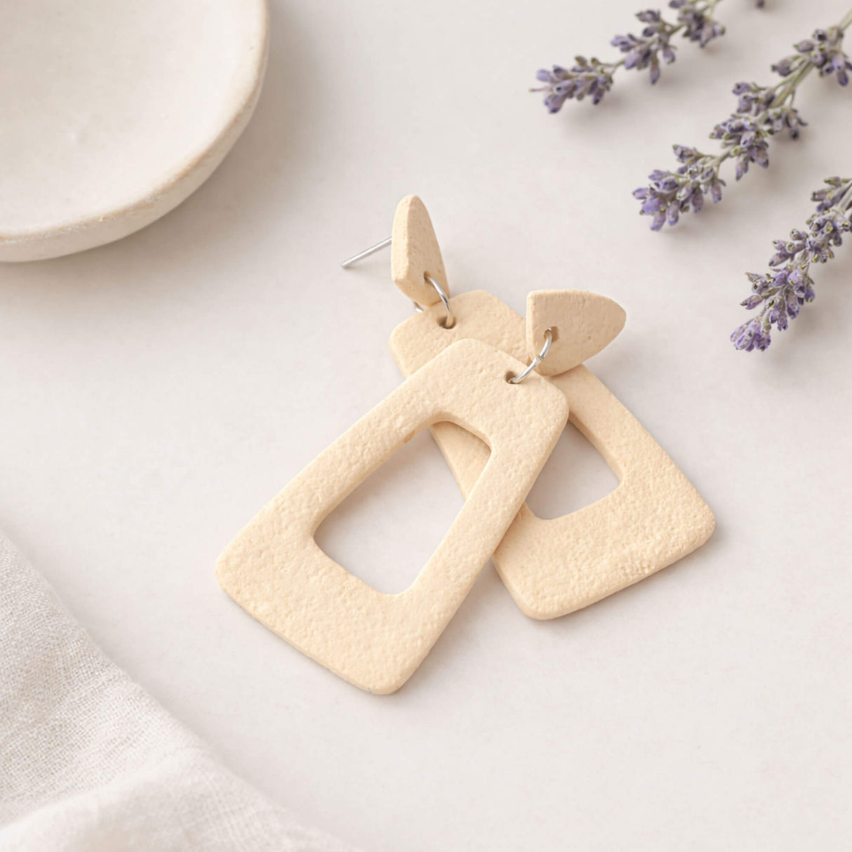 Geometric Drop Earrings | Modern Statement Earrings