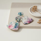 Vintage Floral Statement Drop Earrings, styled image, Handmade Jewellery - Lottie Of London Jewellery