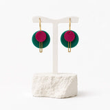 Colour Pop Geometric Drop Earrings | Statement Jewellery