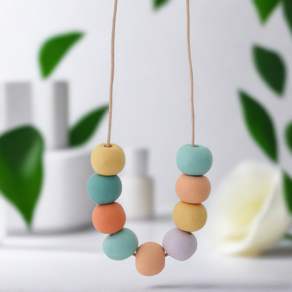 Long Bead Necklace for Women | Adjustable
