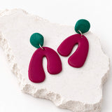 Colour Pop Abstract Drop Earrings | Statement Jewellery