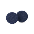 Navy blue stud earrings handmade at Lottie Of London