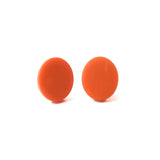 Orange Stud Earrings for Women | Minimalist Studs