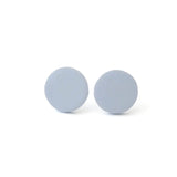 Small Pale Blue Clay Stud Earrings – everyday wear Handmade Jewellery - Lottie Of London Jewellery