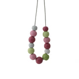 Chunky Statement Necklace for Women in Pink