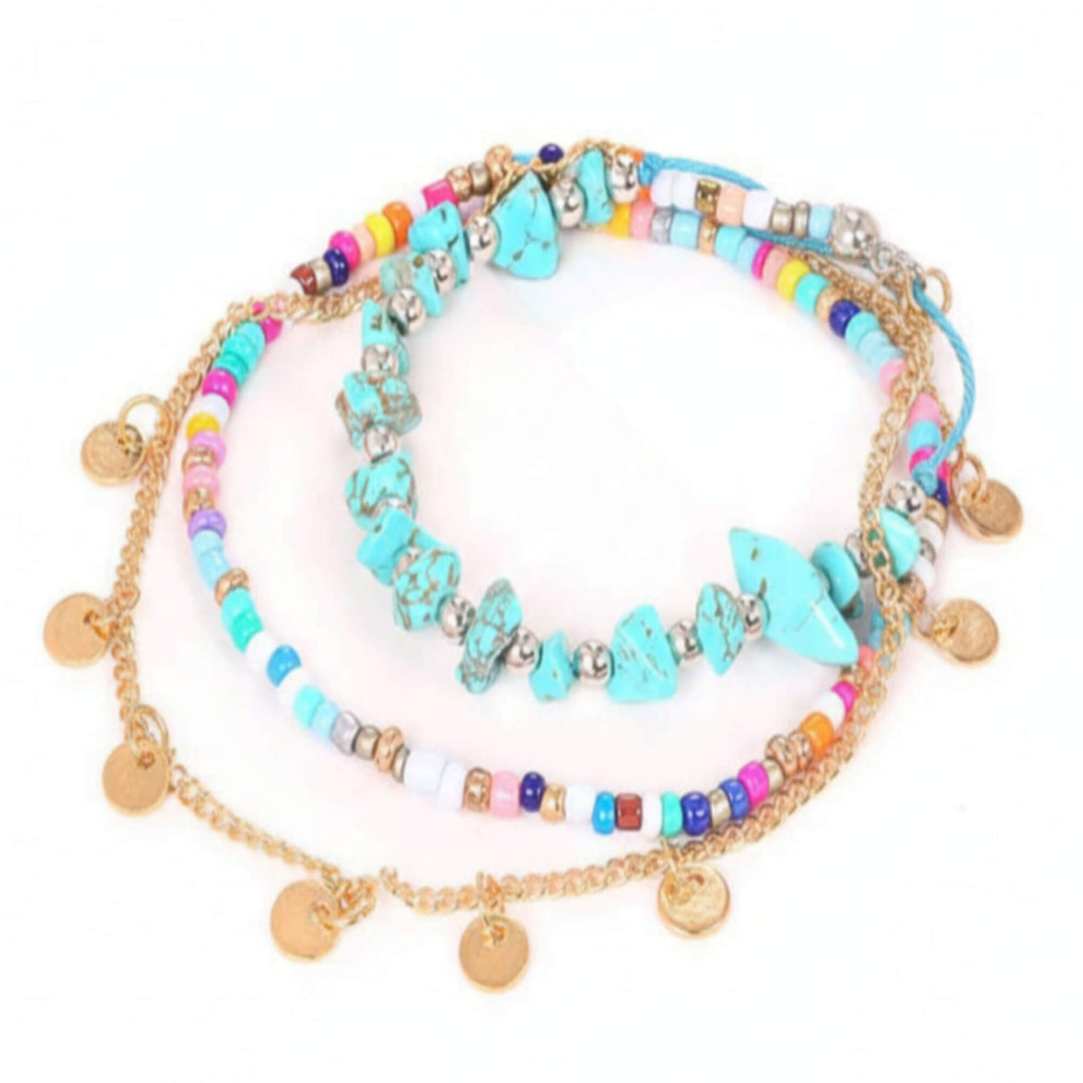 Summer boho stacking bracelet at Lottie of London