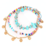 Summer boho stacking bracelet at Lottie of London