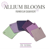 Polymer Clay Tutorial for Colour Mixing Recipes | PDF Tutorials at Lottie Of London