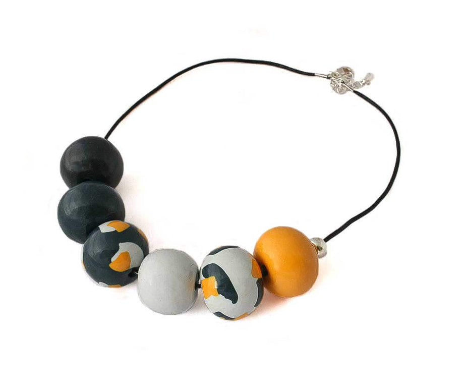 Statement Wood Necklace Geometric Big Beads Chunky Styles For Women Pendant  Temperament Items Clothing Accessories Choker 202179