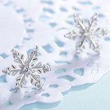Snowflake stud earrings for women | Christmas gifts and stocking fillers