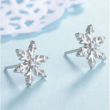 Snowflake stud earrings for women | Christmas gifts and stocking fillers