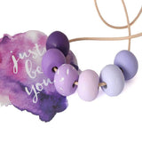 Purple Long Bead Necklace for Women - Lottie Of London Jewellery