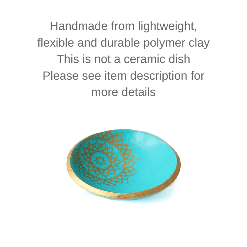 Small Ring Dish or Trinket Holder | Mandala Design