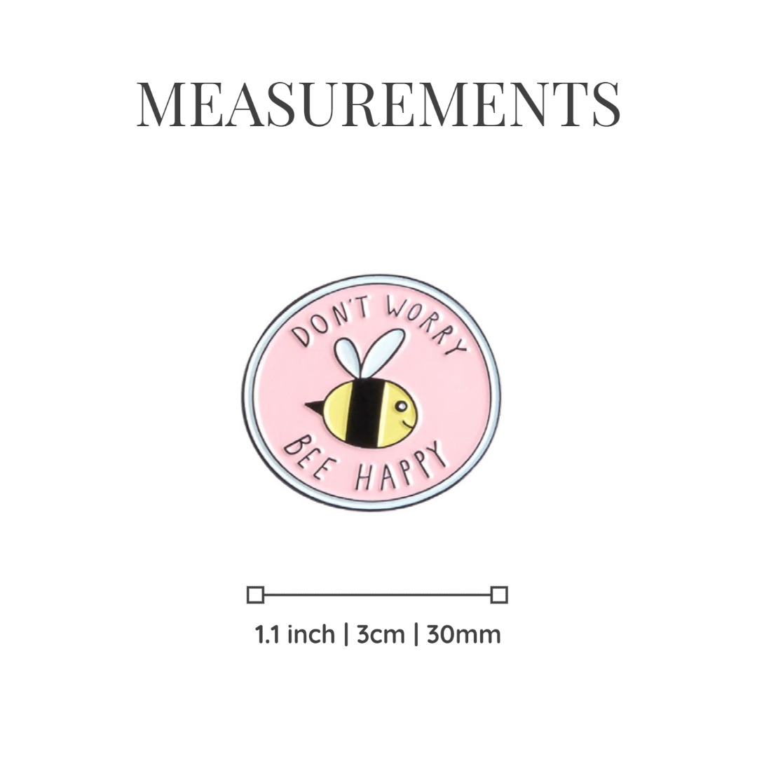 Enamel Pins Positive Fun Quotes Pins at Lottie Of London