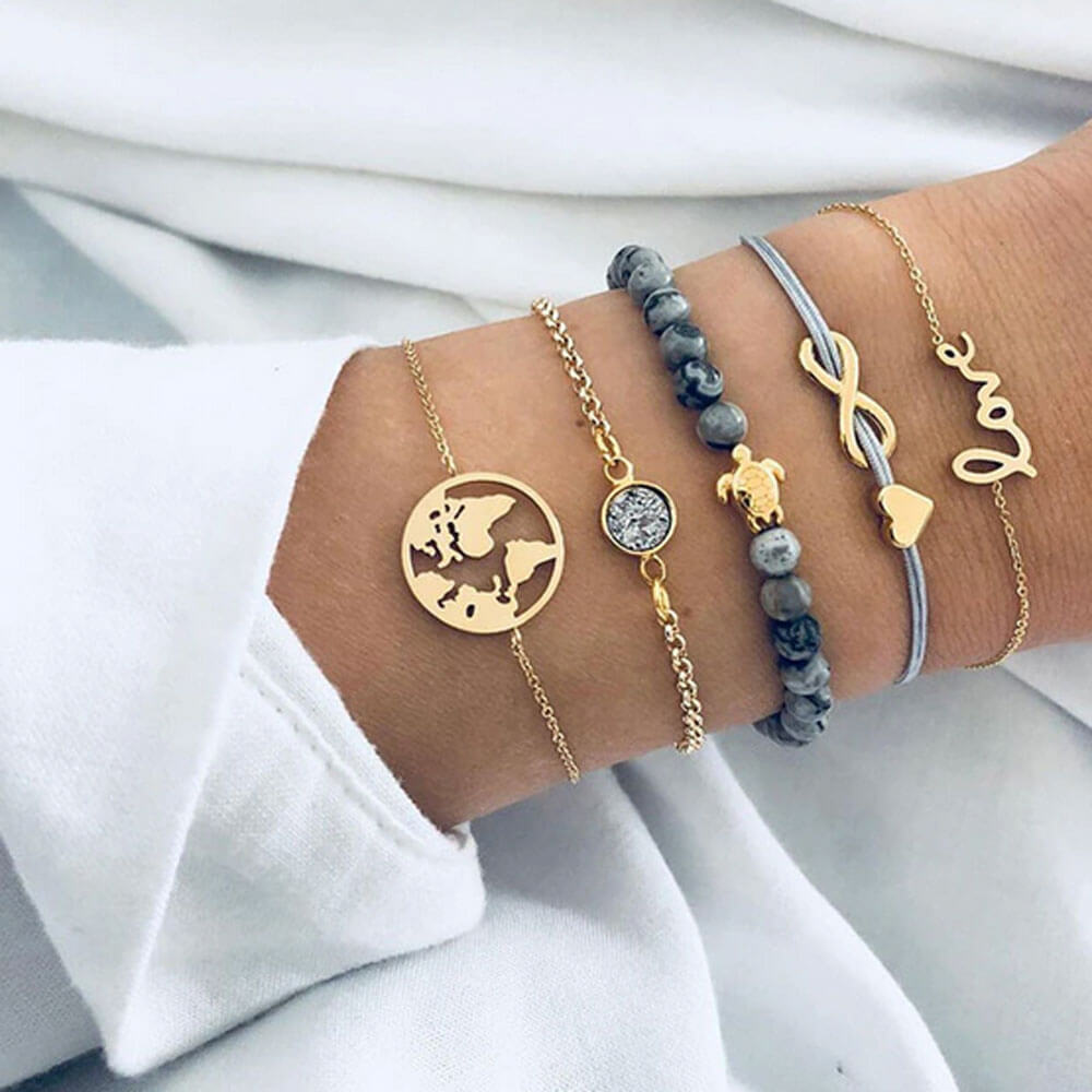 Lot De Bracelets En Vrac — Occasion, Parfait Pour Customisation Ou Collection