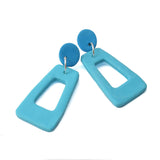 Colourful statement earrings for women