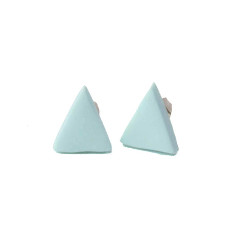 Stud Earrings for Women in Pale Blue