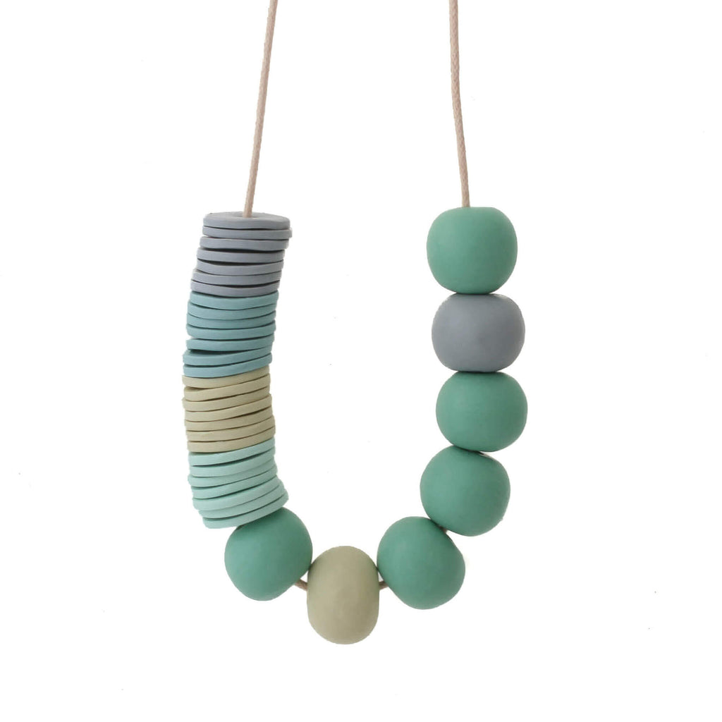 Green bead necklace for women | Statement jewellery