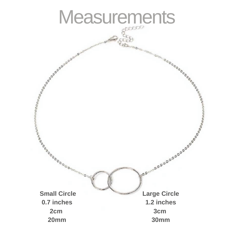 Circle necklace for women | Minimalist jewellery