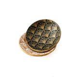 Black Art Deco Trinket Dish or Ring Holder - Lottie Of London Jewellery