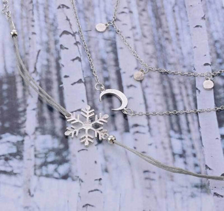 Snowflake Stacking Bracelets | Boho Jewellery - Lottie Of London Jewellery