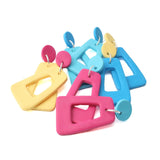 Colourful statement earrings for women