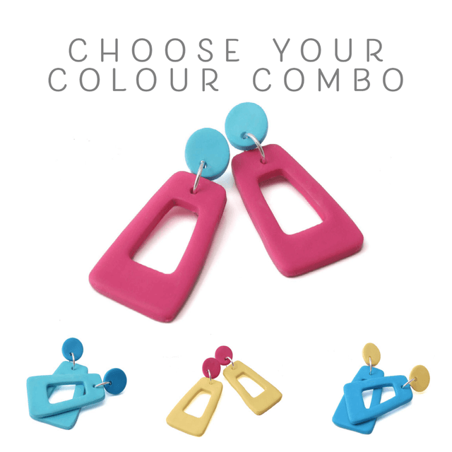 Geometric Statement Earrings | Drop earrings for women